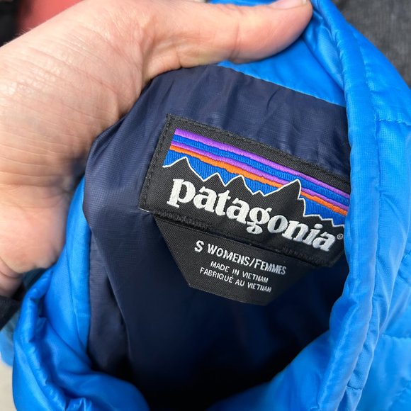 PATAGONIA Ladies Nano Lightweight Blue Jacket Sz US S - Picture 6 of 6
